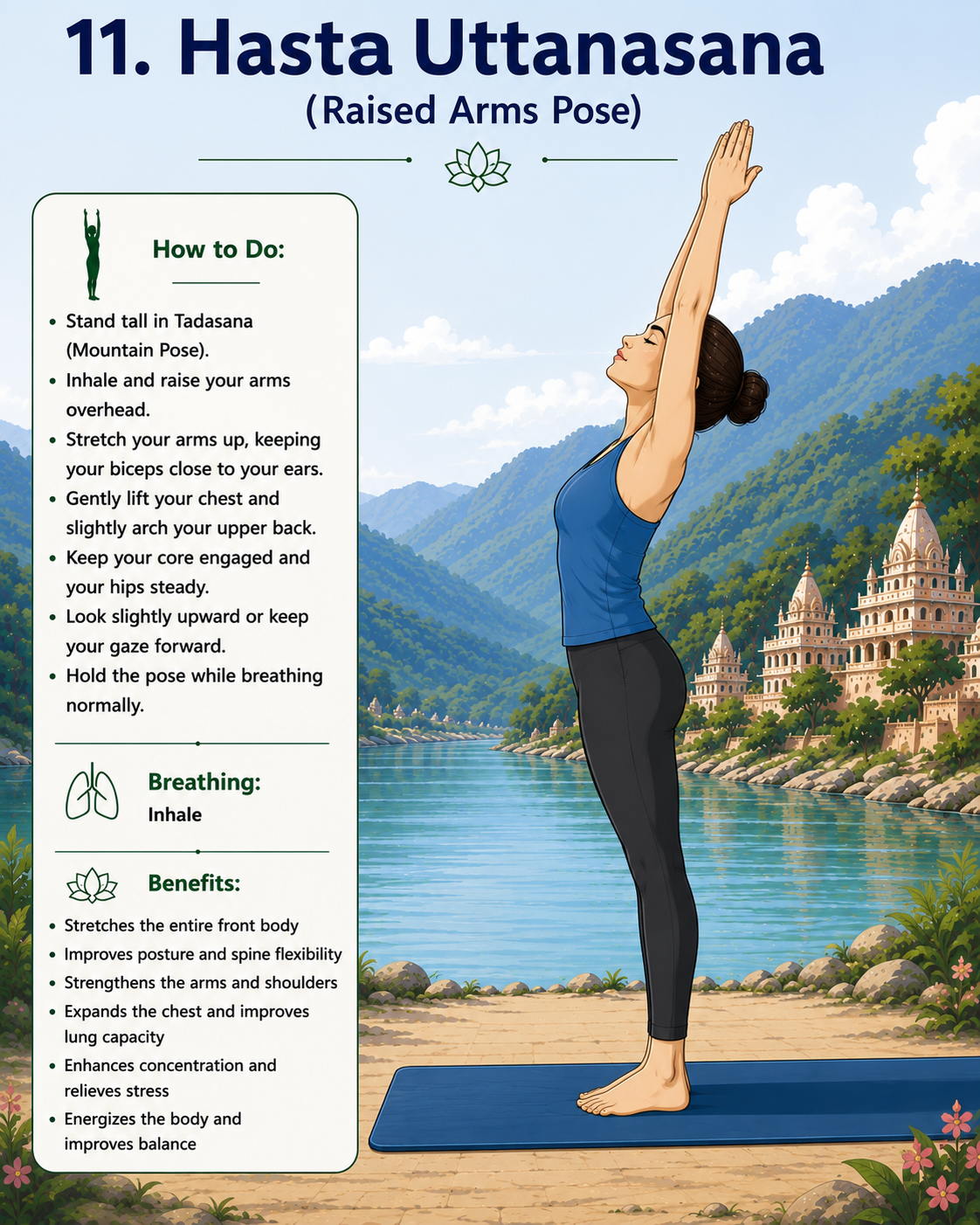 Hasta Uttanasana (Raised Arms Pose)