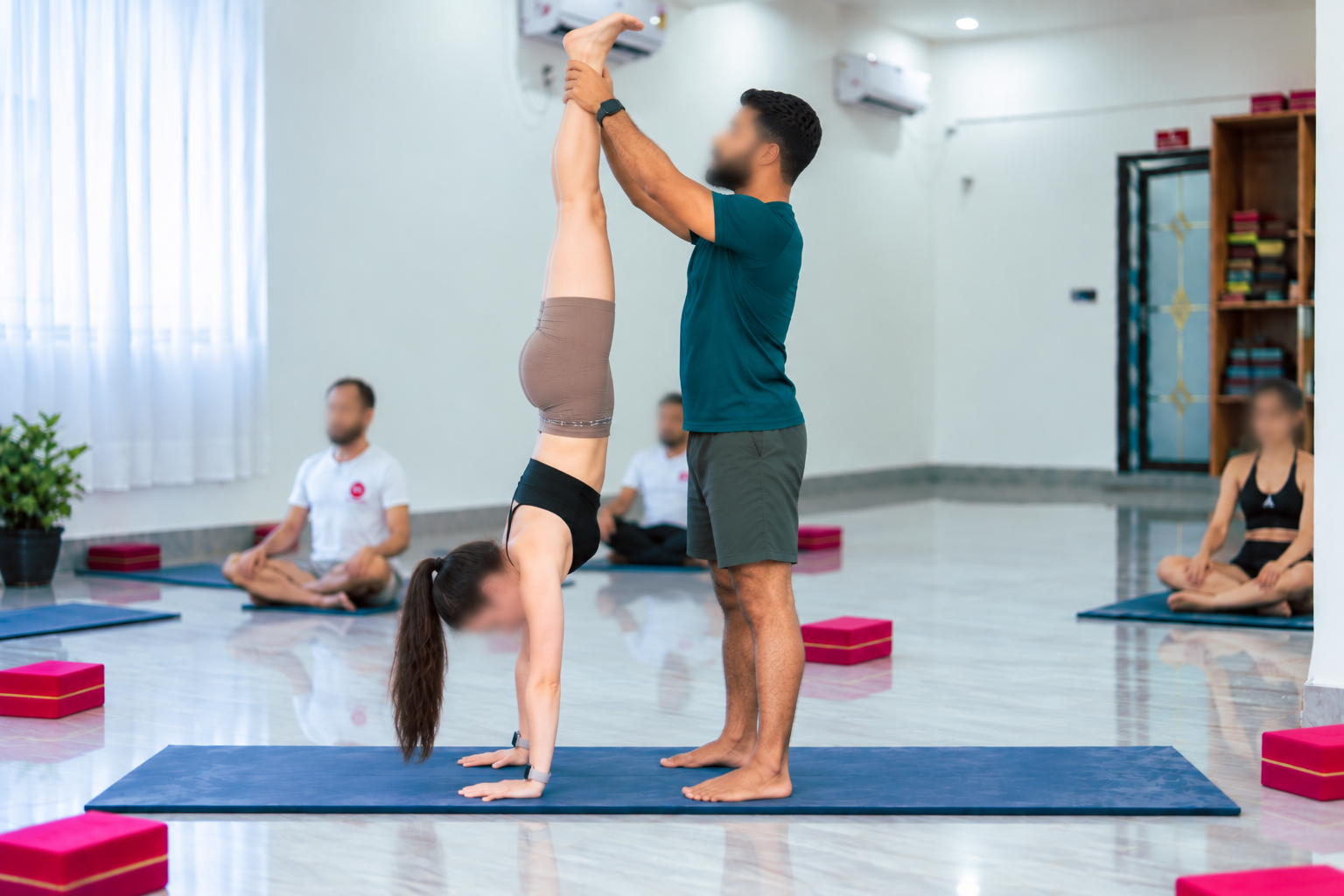 Partner Handstand Support