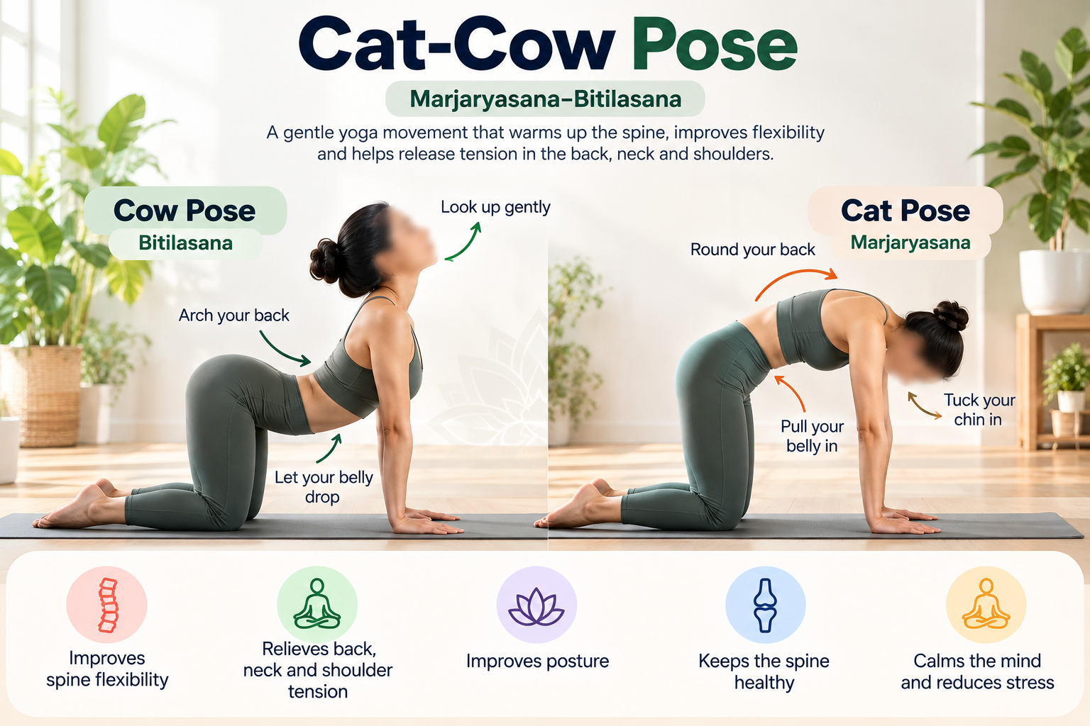 Cat-Cow – Marjaryasana–Bitilasana