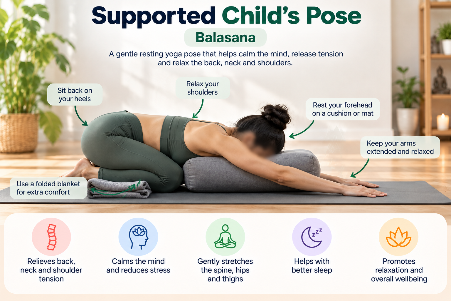 Supported Child's Pose – Balasana