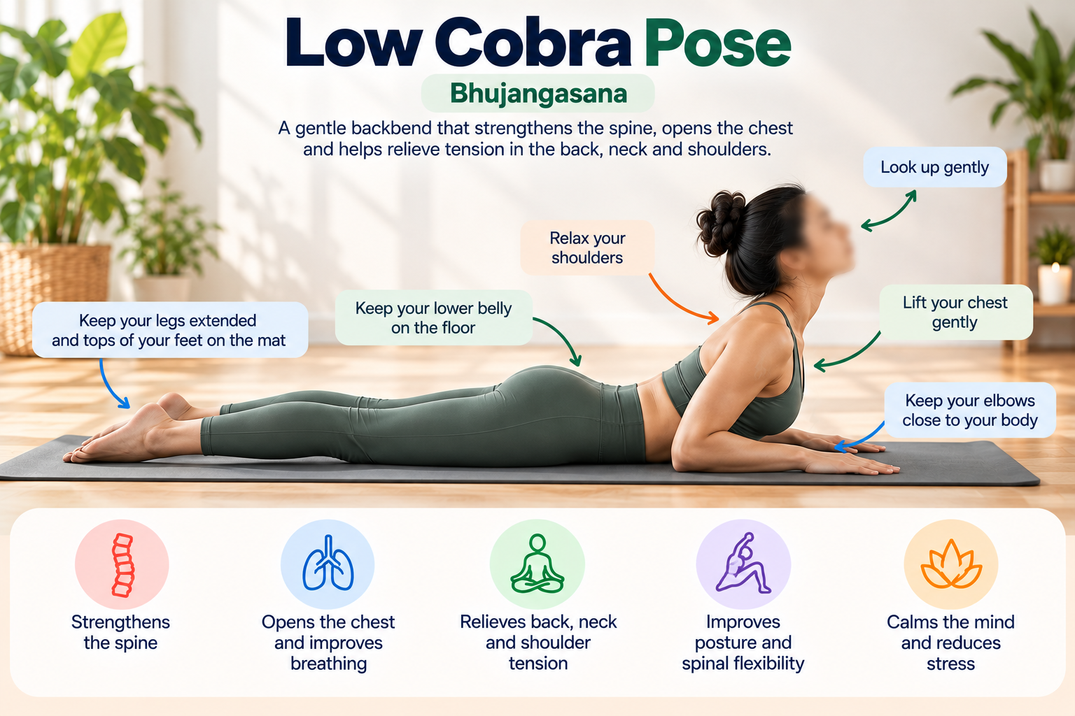 Low Cobra – Bhujangasana