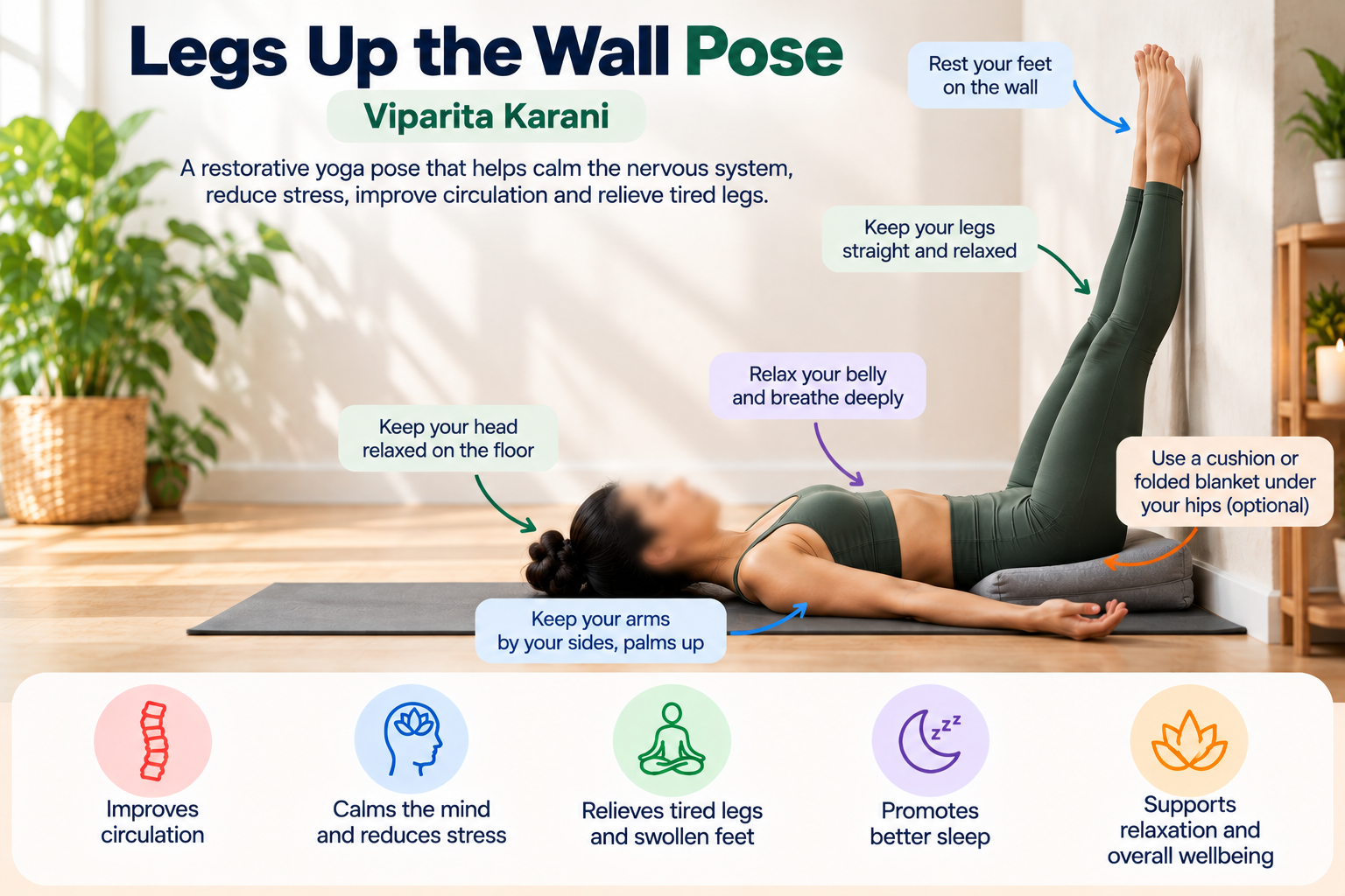 Legs Up the Wall – Viparita Karani