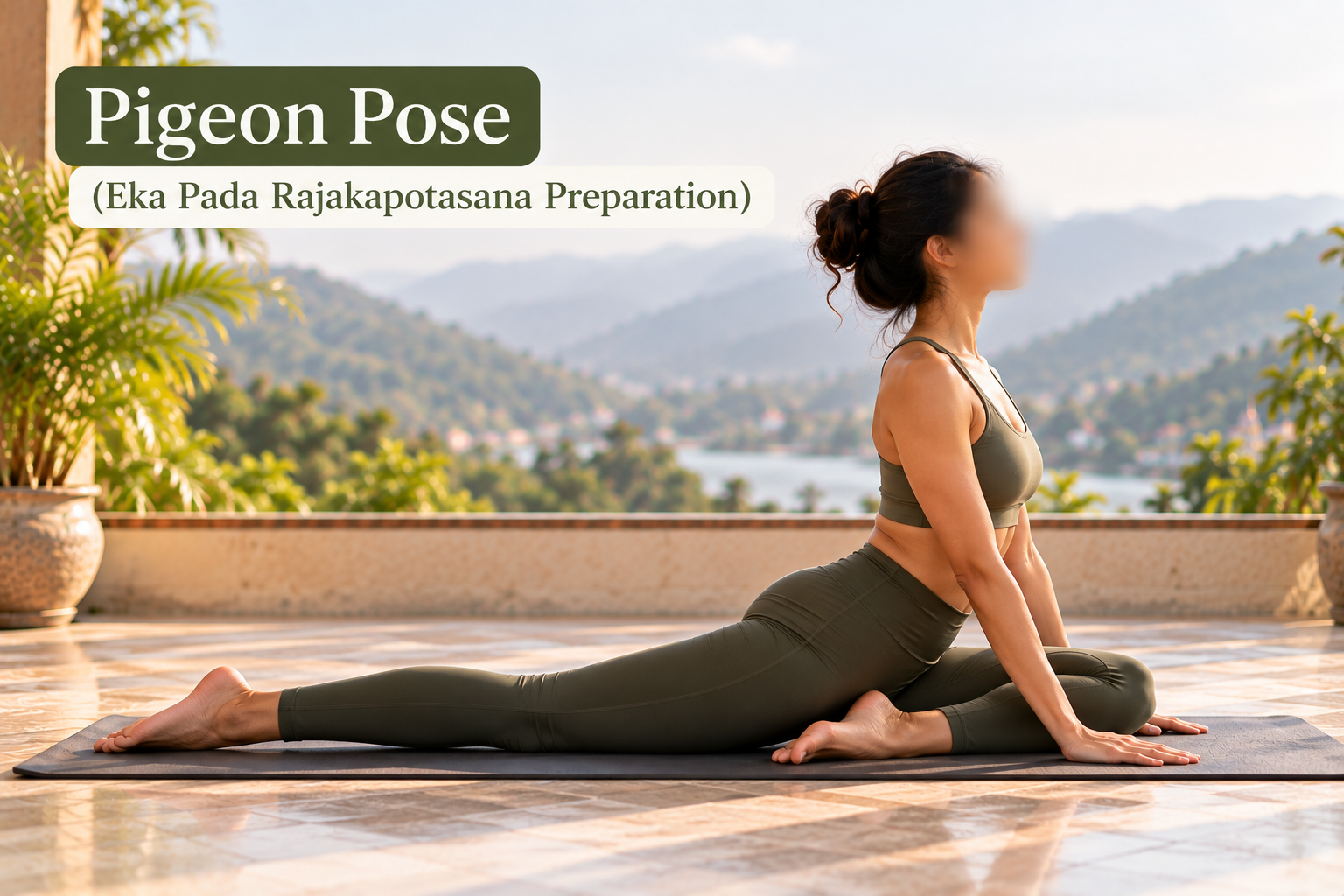 Pigeon Pose (Eka Pada Rajakapotasana Preparation)
