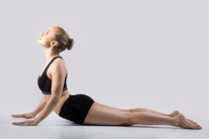 Bhujangasana or cobra- easy yoga pose for kids