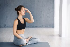 yoga for period cramps(Alternate Nostril Breathing)
