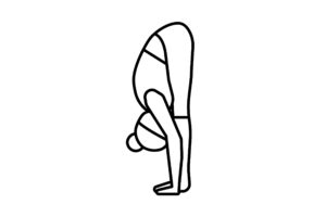 Standing Forward Bend Pose 
