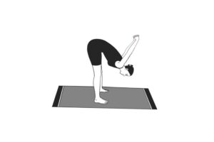 Yoga Poses For Back Pain (Clasped Hand Shoulder Blade Stretch)