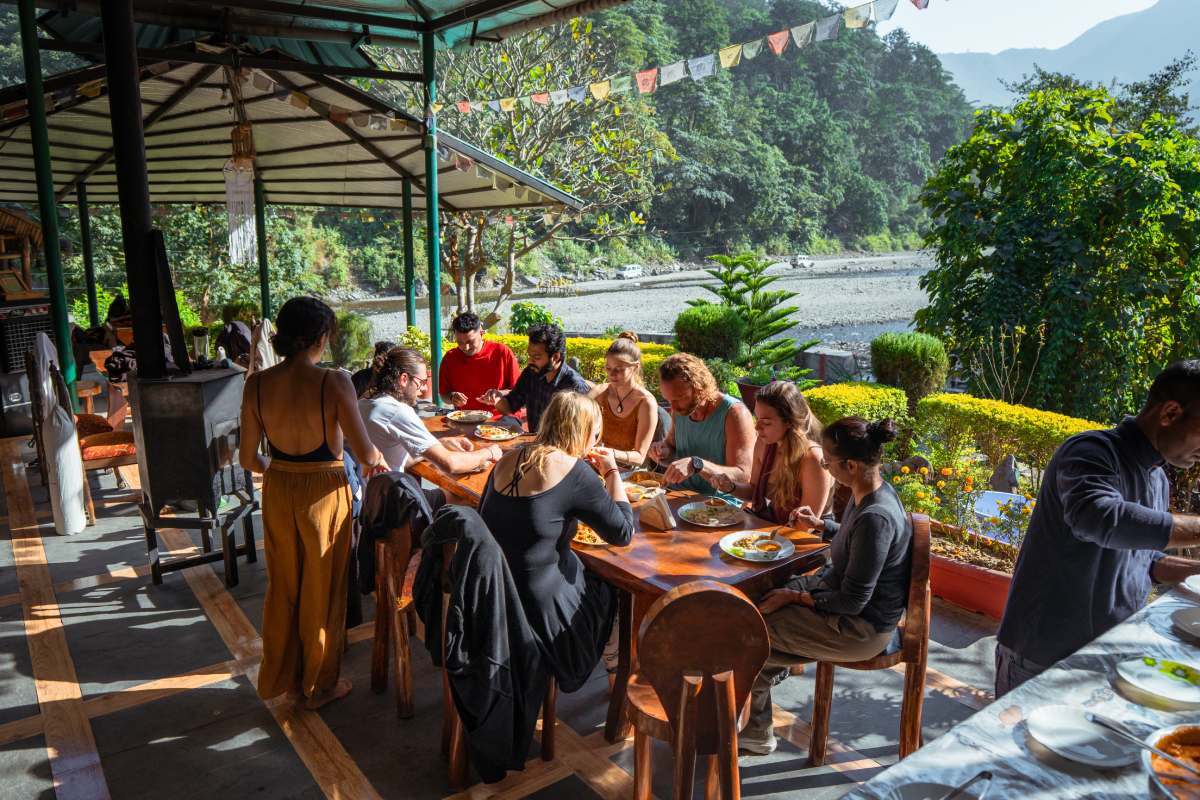 Students of Nirvana Yoga School